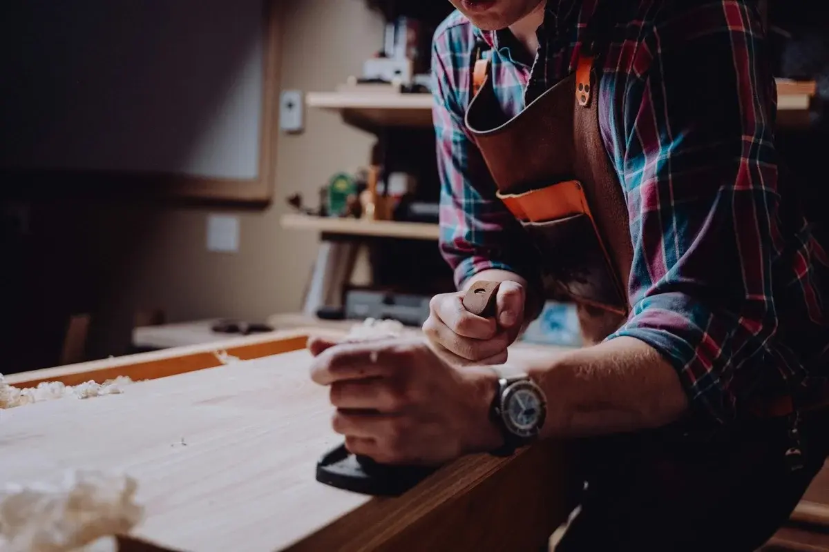 Tyler Anderson handcrafting custom furniture that brings visions to life